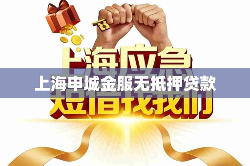 上海申城金服无抵押贷款